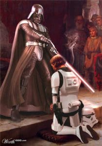 Programación Concurrente en iOS Rafael Aguilar siendo nombrado Caballero del Sith