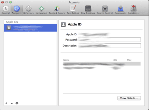 Configurando nuestro Apple ID en Xcode hará que gestione por nosotros los certificados
