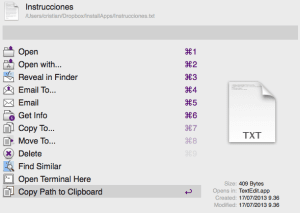 Desarrollo de workflows en Alfred App por @sarofr 13 AlfredFileAction2