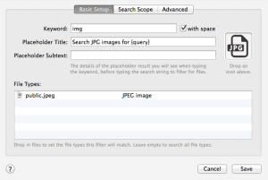 Desarrollo de workflows en Alfred App por @sarofr 27 FileFilter