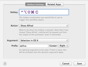 Desarrollo de workflows en Alfred App por @sarofr 6 Hotkey2