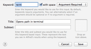 Desarrollo de workflows en Alfred App por @sarofr 22 Keyword