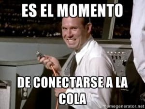 CONECTARSE A LA COLA