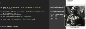 Codigo Screen Shot - UIImage en un Playground de swift