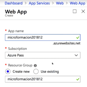 Web Apps en Azure