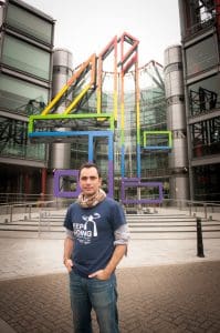 Entrevista a Jesús Hurtado 1 KeepCoder Jesús Hurtado en la sede de Channel 4 - UK