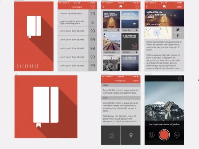 everpobre - Interfaces en iOS con Sketch