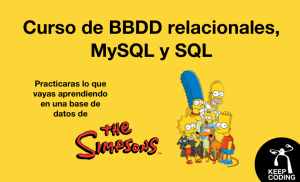 5 cursos online de programación desde cero 4 Curso BBDD relacionales, MySQL y SQL