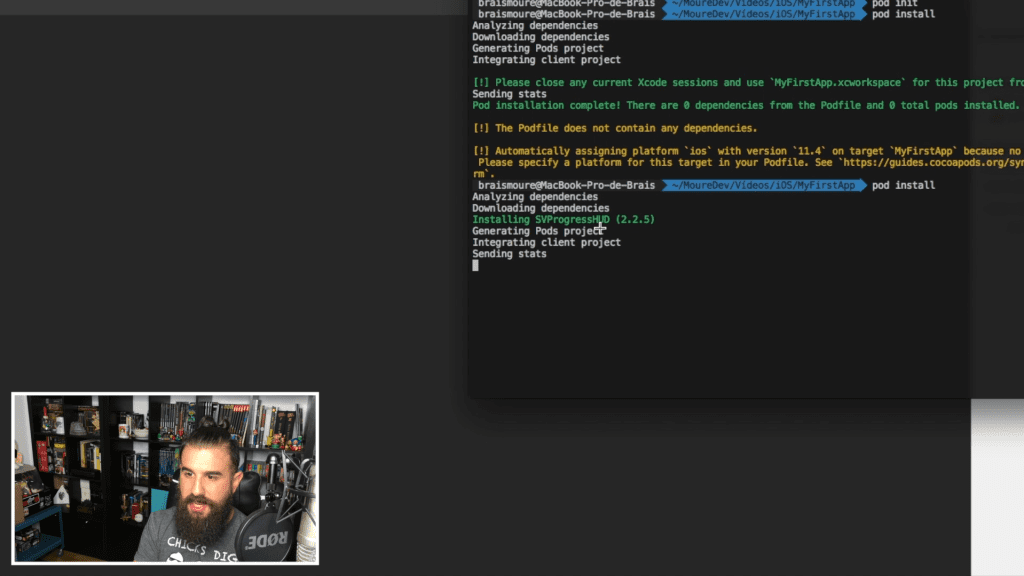 CocoaPods para proyecto XCode: Vídeo Tutorial 6 Cocoapods