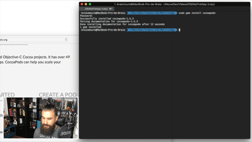 CocoaPods para proyecto XCode: Vídeo Tutorial 1 CocoaPods