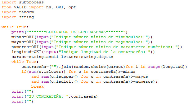 Creando generador de contraseñas con Python 4 generador de contraseñas con Python