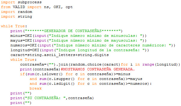 Creando generador de contraseñas con Python 5 generador de contraseñas con Python
