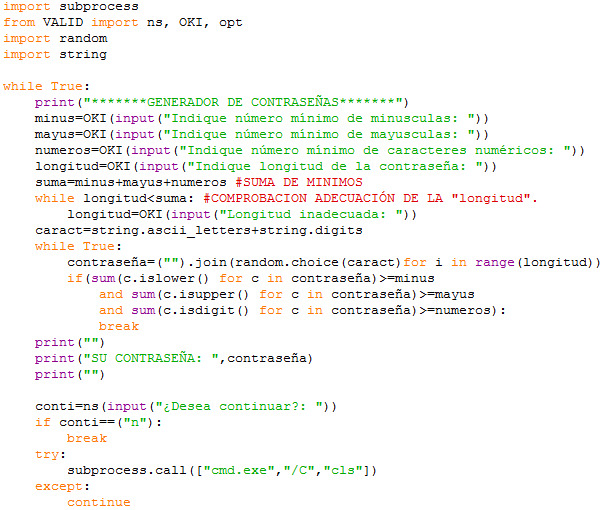 Creando generador de contraseñas con Python 7 generador de contraseñas con Python