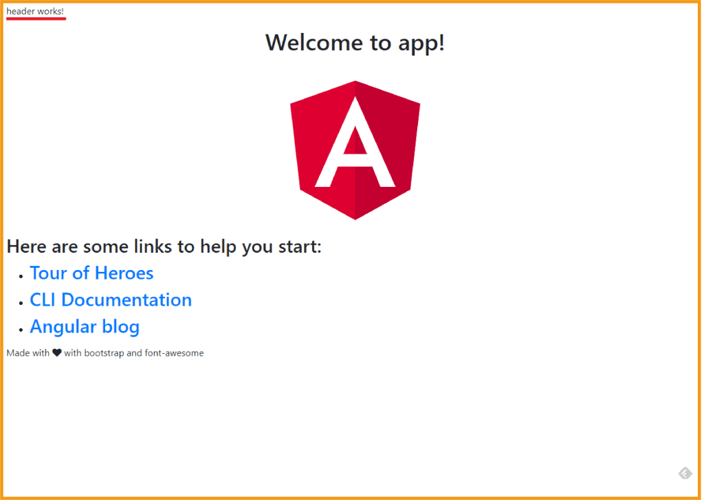 pasar una plantilla en Bootstrap a Angular