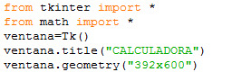 calculadora en Python con interfaz gráfica