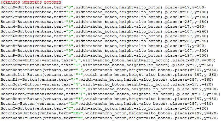 calculadora en Python con interfaz gráfica