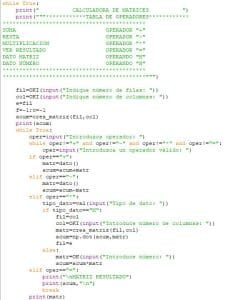 Crea una calculadora de matrices con numpy 14 calculadora de matrices con numpy