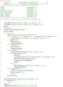 Crea una calculadora de matrices con numpy 15 calculadora de matrices con numpy