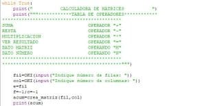 Crea una calculadora de matrices con numpy 2 calculadora de matrices con numpy