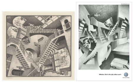 8 artistas que han inspirado campañas de publicidad exitosas 11 Relativity (Relatividad), 1953