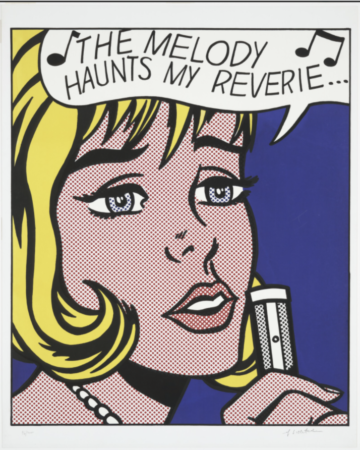 8 artistas que han inspirado campañas de publicidad exitosas 16 Roy Lichtenstein_The Melody Haunts My Reverie