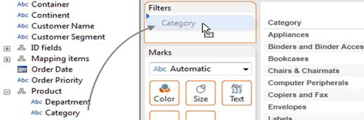 filtros en Tableau