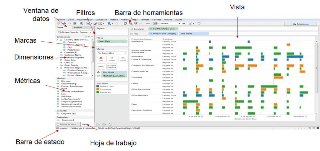 filtros en Tableau