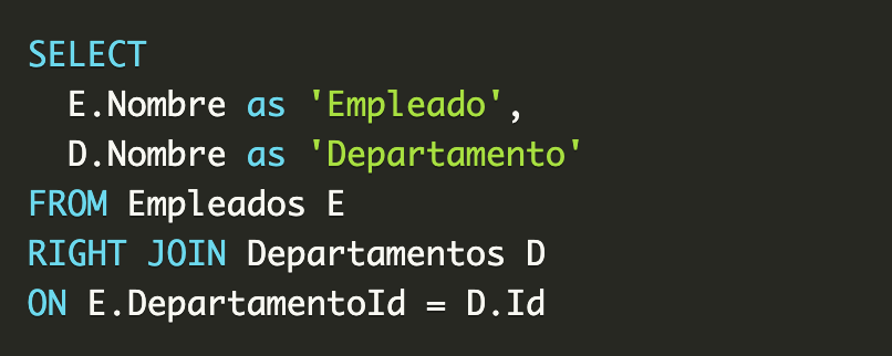 ¿Cómo funciona Right Join en SQL? 1 Right Join en SQL