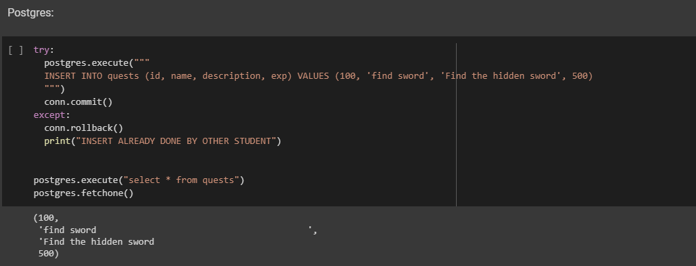 Insertar datos en Postgres y MongoDB 1 Postgres y MongoDB