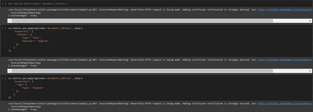 Modificar tipos de Indexes en ElasticSearch