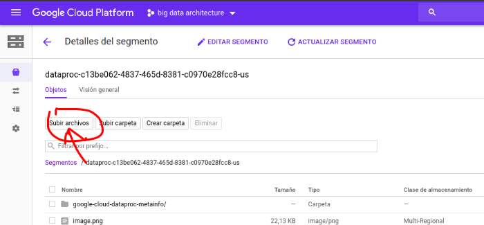 jobs sin comandos a mano en Dataproc