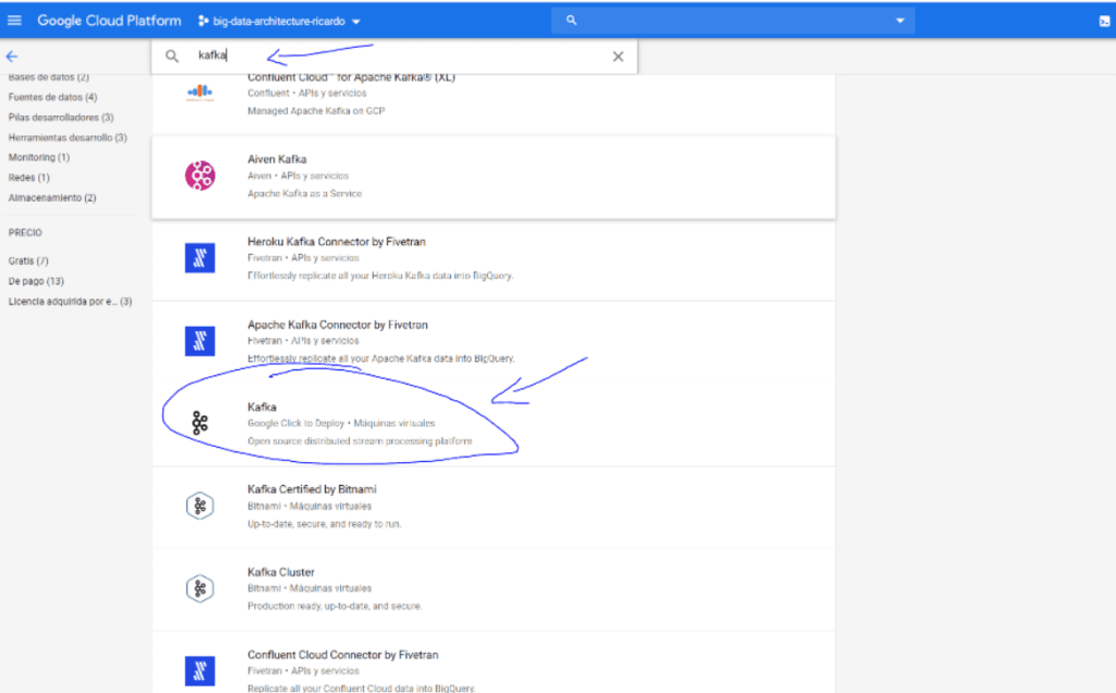 Kafka en GCP con Flume