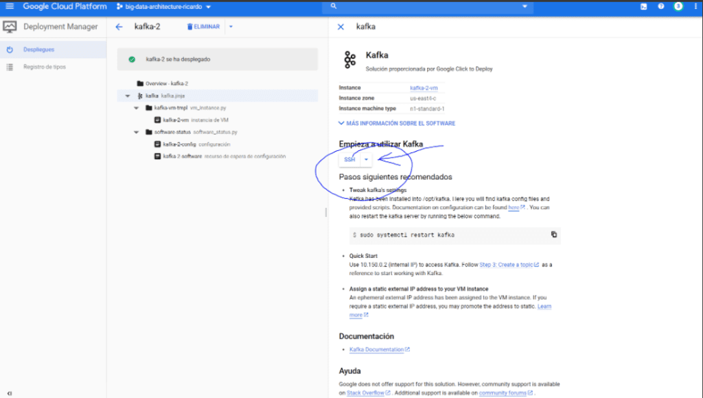 Kafka en GCP con Flume