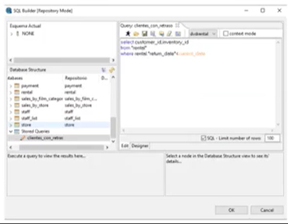 Query en Talend Open Studio