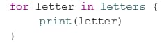 ¿Qué es el bucle for en Swift? 2 bucle for en Swift