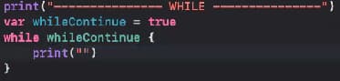 Qué es el bucle while en Swift 1 bucle while en Swift