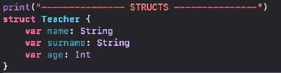Cómo crear una struct en Swift 1 cómo crear una struct en Swift