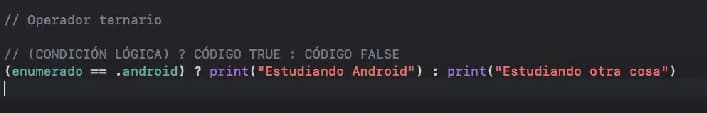 Qué es un operador ternario en Swift 1 qué es un operador ternario en Swift
