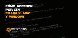 como acceder por ssh en linux mac y windows