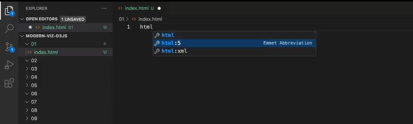 ¿Qué es el index.html en D3? 1 Qué es el index.html en D3