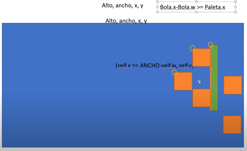 Colisión entre una bola y dos paletas con Pygame 1 Colisión entre una bola y dos paletas con Pygame