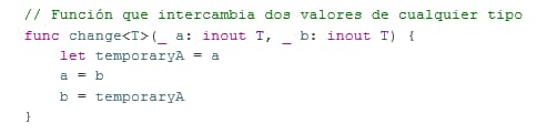 ¿Cómo crear un genérico en Swift? 1 crear un genérico en Swift