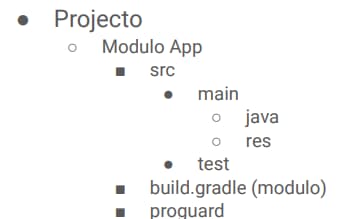 Conoce la estructura de un proyecto en Android Studio 1 Estructura de un proyecto en Android Studio