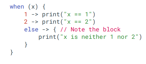 ¿Qué es when en Kotlin? 1 Qué es when en Kotlin