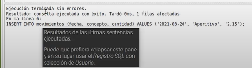 Glosario: 3 elementos de SQLite Browser 4 elementos de sqlite browser