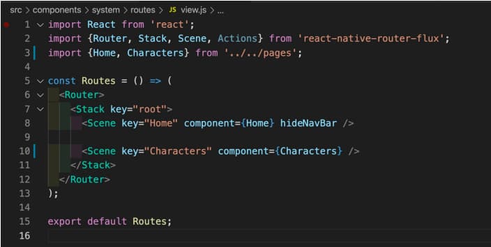 Instalar react-native-router-flux