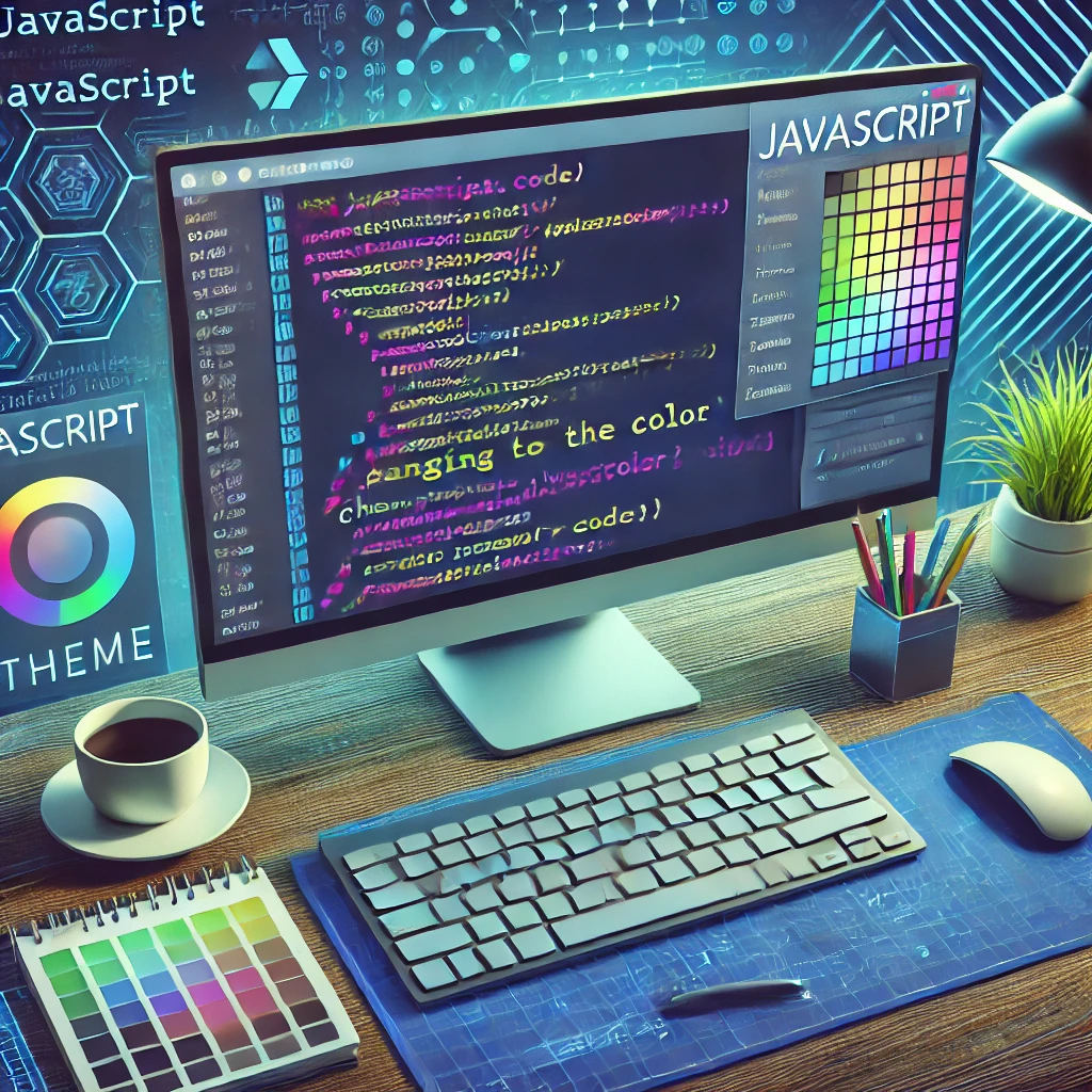 cambiar el color del código de JavaScript