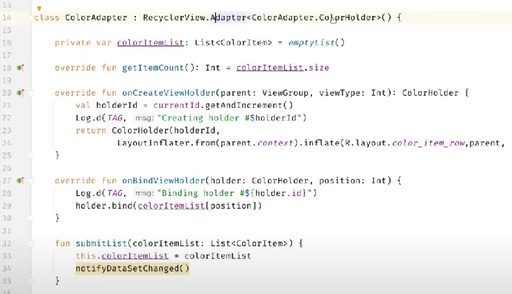 Método onBindViewHolder en Android: ¿qué es y cómo funciona? 1 Método onBindViewHolder en Android