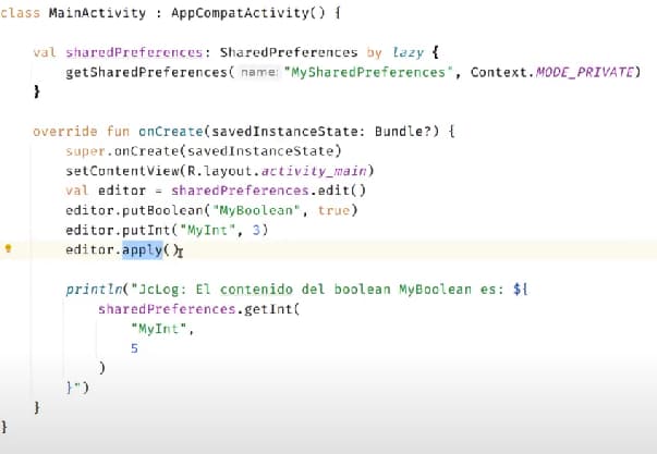 Funciones commit y apply en Kotlin 2 Funciones commit y apply en Kotlin