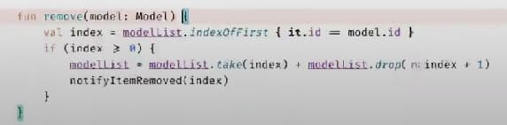 eliminar elementos en un RecyclerView
